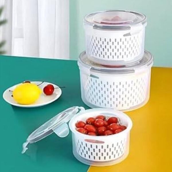 طقم تلاجة 3 قطع بصفاية داخلي