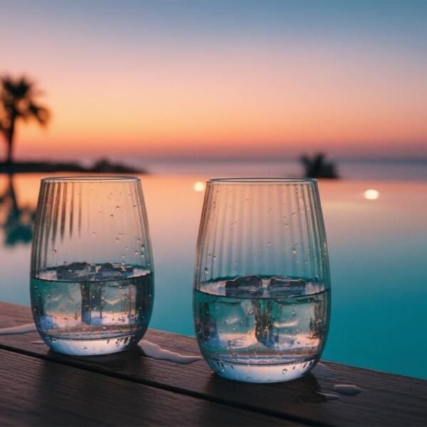 كوب  مضلع كرستال